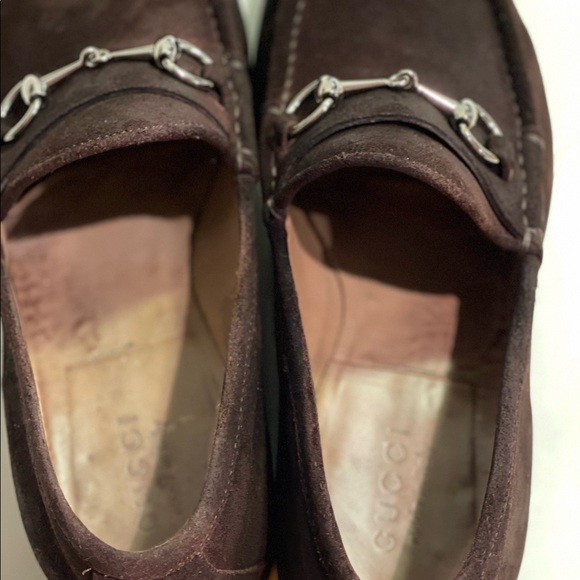 Gucci brown suede horsebit loafers mens 🔥🔥10.5🔥🔥 - Picture 9 of 9